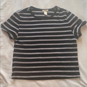 black striped tshirt